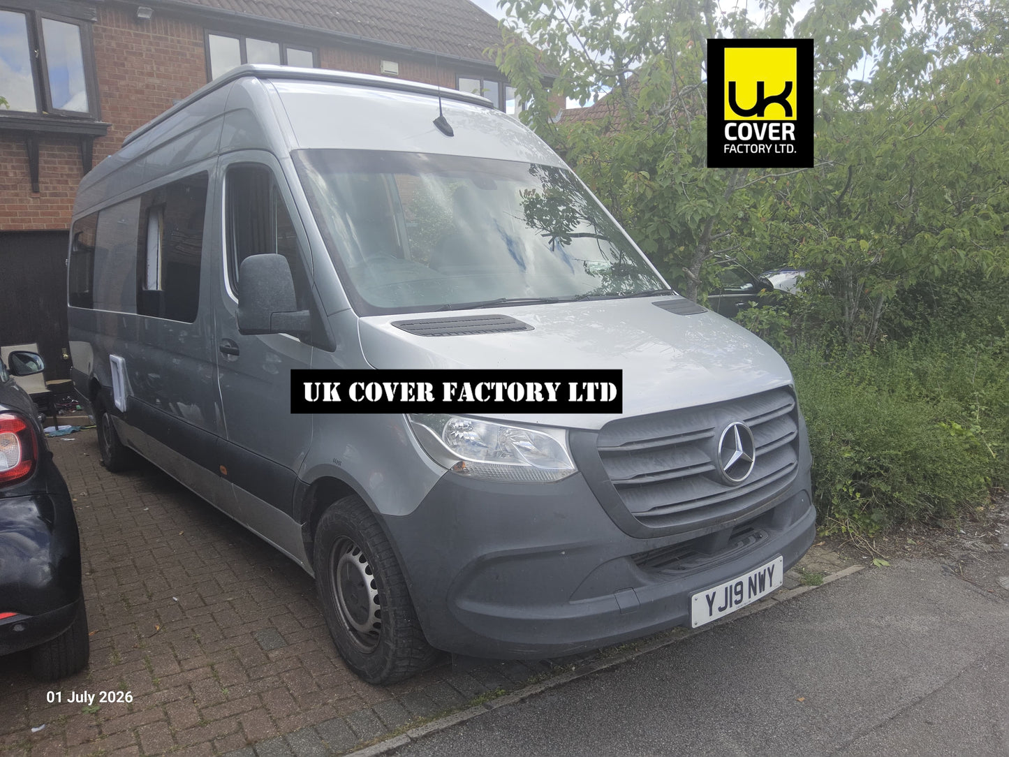Van Seat Covers For Mercedes Sprinter Made with Dual Logo 11A33MER©MB Purple