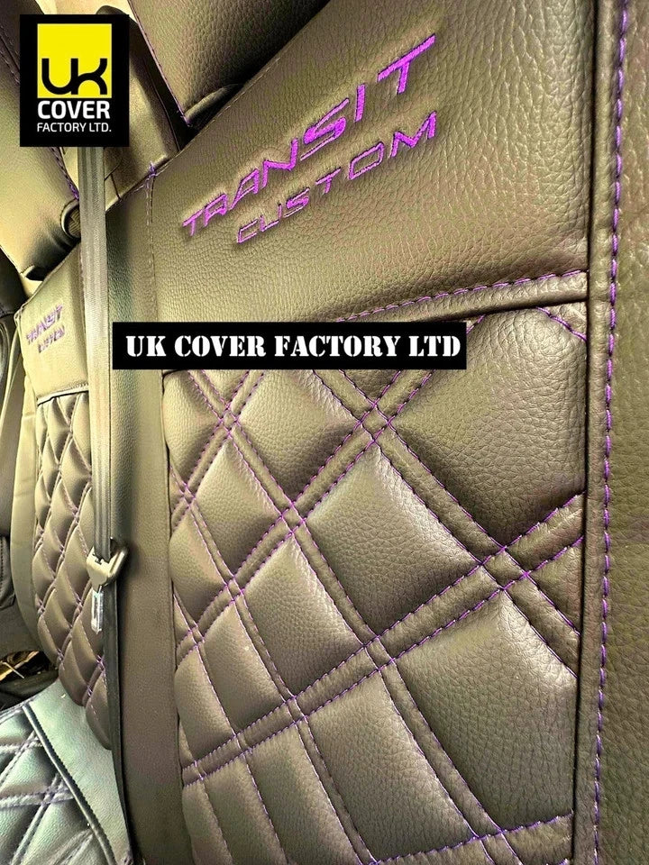 Van Seat Covers For Transit Custom/MK8 Made with Transit Custom 11A13TC Purple