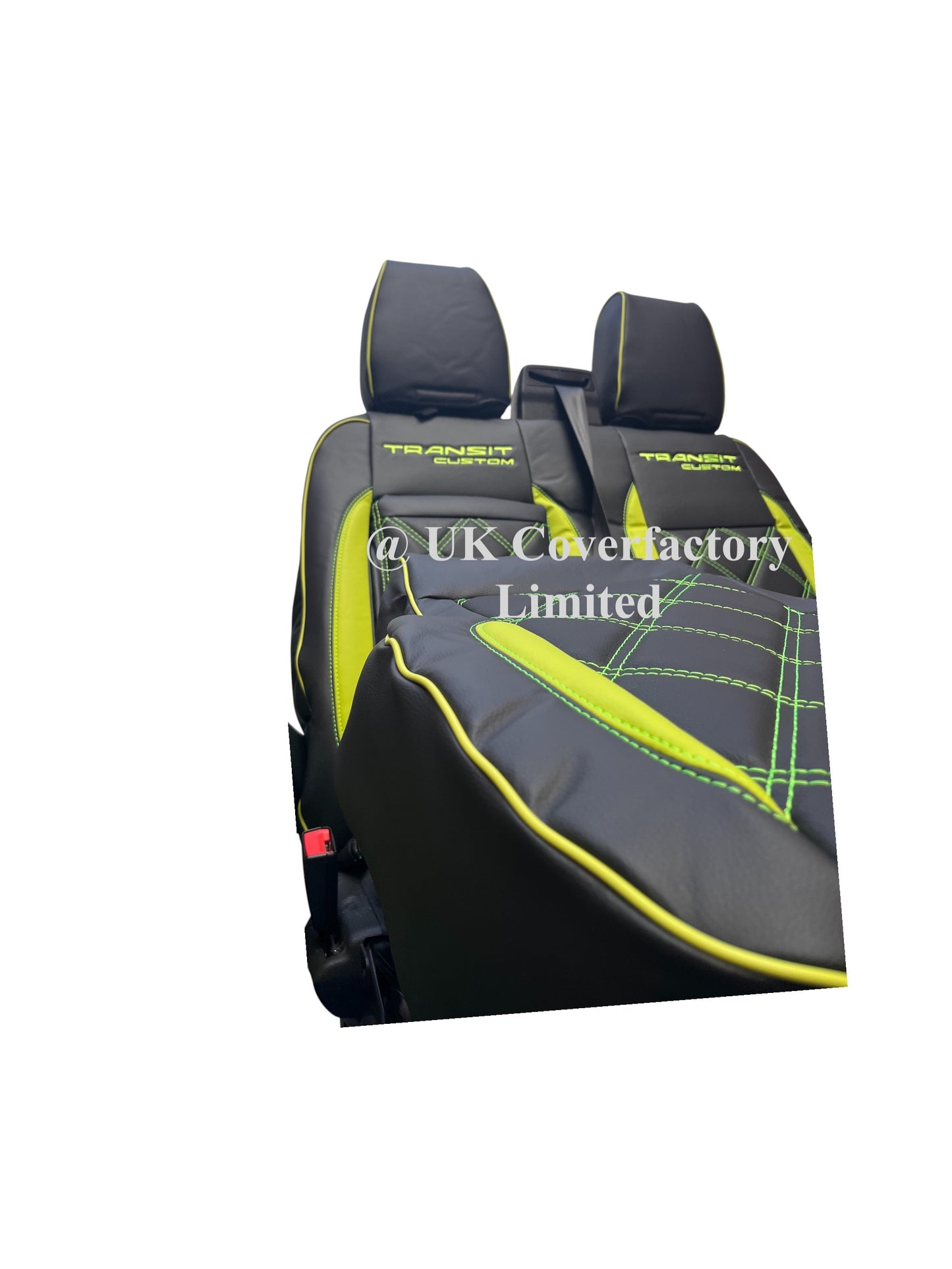 Van Seat Covers For Transit Custom/MK8 Made with Transit Custom 1A28PPTC Limegreen