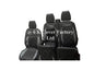 Van Seat Covers For Transit Custom/MK8 Made with Ford Letters 11A21FD Grey Side Inserts