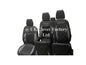 Van Seat Covers For Transit Custom/MK8 Made with Ford Letters 11A21T Grey Side Inserts