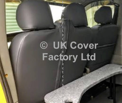 Van Seat Covers For Renault Trafic Made with Logo 11A27RN© Yellow