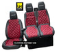 Van Seat Covers For Transit Custom/MK8 Made with FORD 11A30TRS BURGUNDY