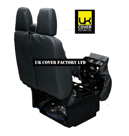 Van Seat Covers For Transit Custom/MK8 Made with FORD 11A30TRS BURGUNDY