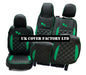 Van Seat Covers For Renault Trafic Made with Logo 11A28RS Green