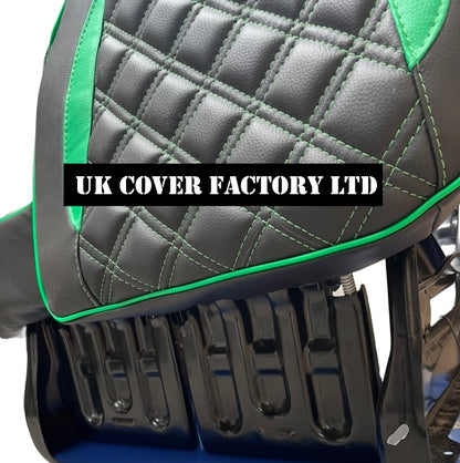 Van Seat Covers For Renault Trafic Made with Logo 11A28RS Green