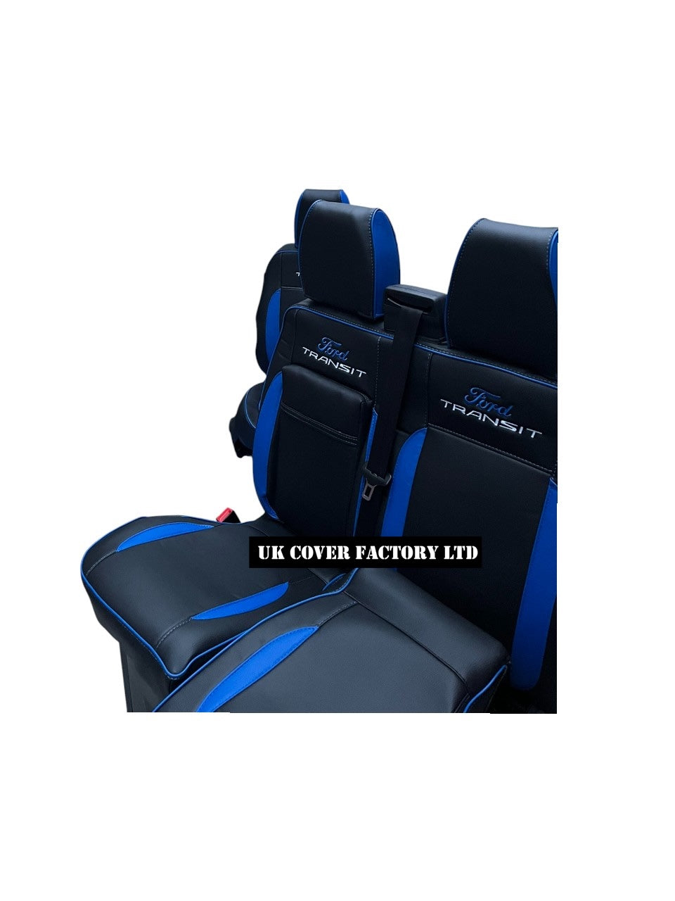 Van Seat Covers For Transit Custom/MK8 Made with Ford Transit 11A24FT Blue
