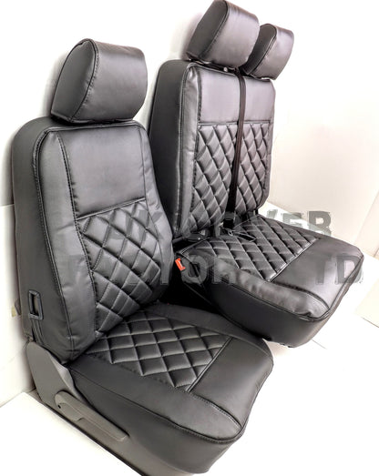 Van Seat Covers For VW Transporter Made Charcoal Grey 11A21 Grey