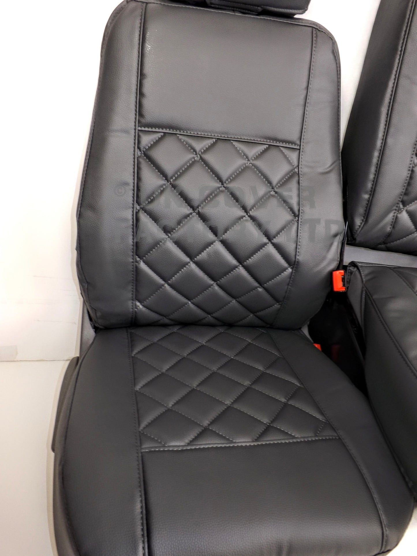 Van Seat Covers For VW Transporter Made Charcoal Grey 11A21 Grey