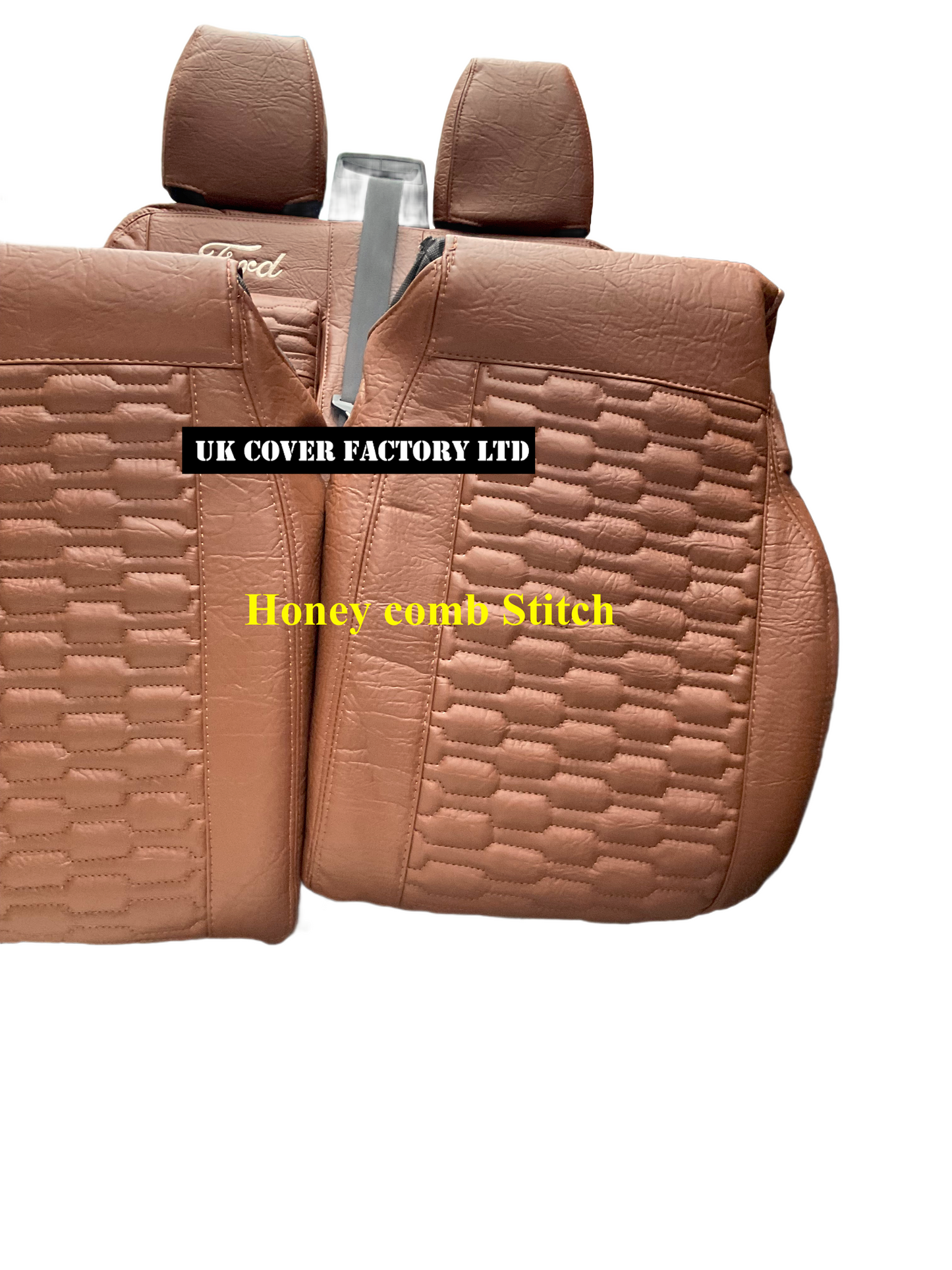 Van Seat Covers For Transit Custom/MK8 Made with Ford Transit 11A9FD© Brown