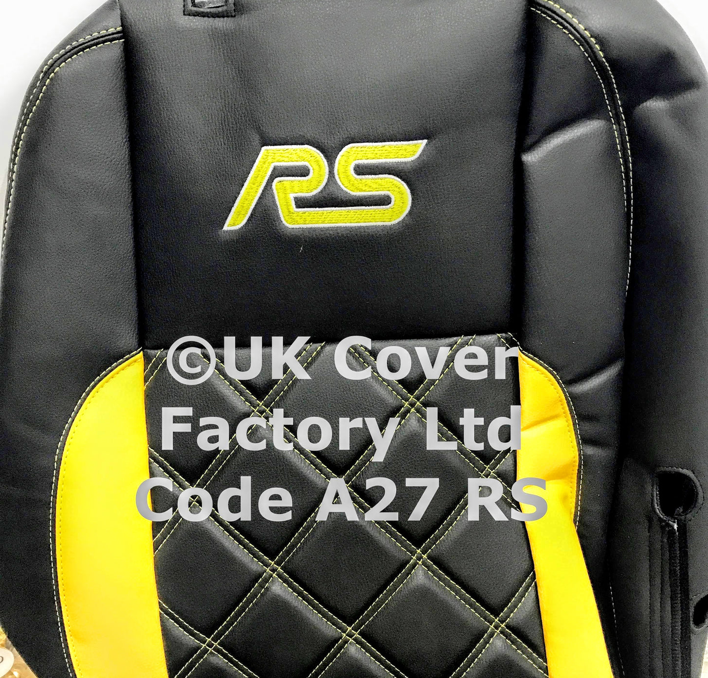 Van Seat Covers For Transit Custom/MK8 Made with RS 11A27RS YELLOW