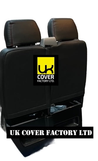 Van Seat Covers For VW TransporterT5/T6 with Logo 11A2RT Red