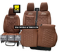 Van Seat Covers For Transit Custom/MK8 Made with Ford Transit 11A9FD© Brown