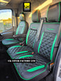 Van Seat Covers For Transit Custom/MK8 Made with Transit 11A28T Green