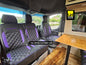 Van Seat Covers For Mercedes Sprinter Made with Dual Logo 11A33MER©MB Purple