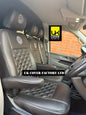 Van Seat Covers For VW Transporter Kombi Made with Logo 11A1VW Grey dual logo