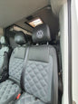 Van Seat Covers For VW Transporter Made with Logo 11A22VW Grey