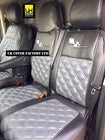 Van Seat Covers For Renault Trafic Made with Logo 11A2RSP Black & Grey