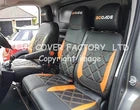 Van Seat Covers For Renault Trafic Made with No Logo 11A29 Orange