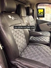 Van Seat Covers For Renault Trafic Made with Logo 11A2RSP Black & Grey