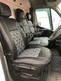 Van Seat Covers For Renault Master Made with Logo 11A2 No Logo Black & Grey