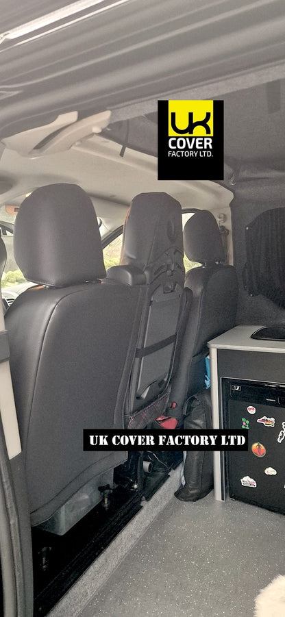 Van Seat Covers For Renault Trafic Made with Logo 11A3RN© Red