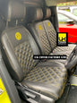 Van Seat Covers For VW ID Buzz Made with Logo 11A17VW Yellow