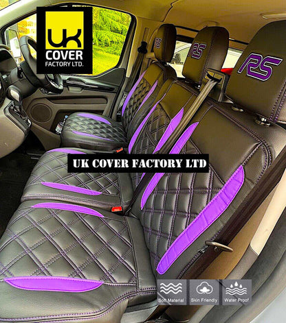 Van Seat Covers For Transit Custom/MK8 Made with Transit Custom 11A33RS Purple