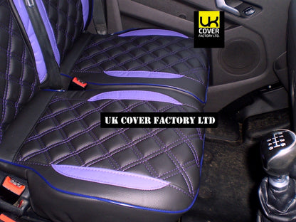Van Seat Covers For Transit Custom/MK8 Double  Made with Transit Custom 1A33TC Purple