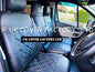 Van Seat Covers For Renault Master No Logo 11A4 Blue Stitch