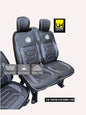 Van Seat Covers For Vauxhall Vivaro Made with Logo 11A821VX© Grey