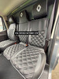 Van Seat Covers For Renault Trafic Made with Logo 11A21RN©PP Grey