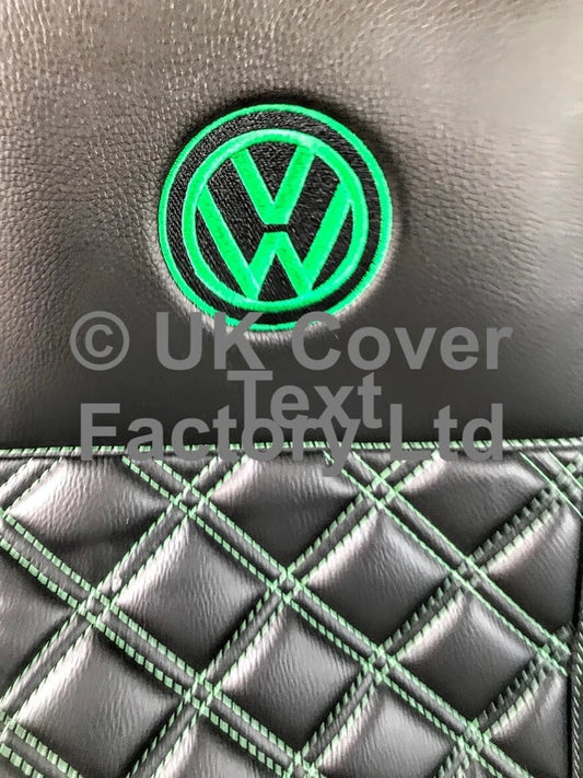 Van Seat Covers For VW ID Buzz Made with Logo 11A8VW Green