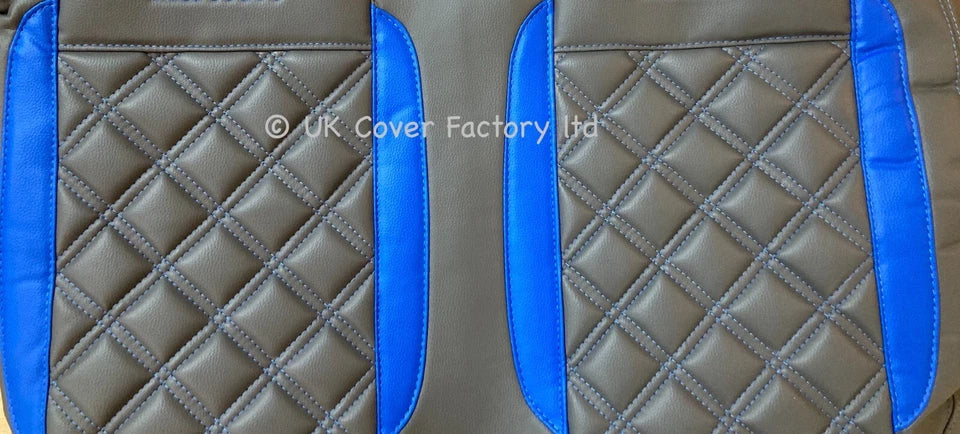 Van Seat Covers For VW ID Buzz Made with Logo 11A24VW Blue