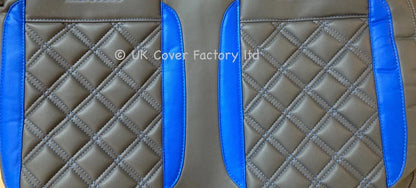 Van Seat Covers For VW ID Buzz Made with Logo 11A24VW Blue