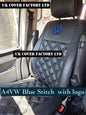 Van Seat Covers For VW ID Buzz Made with Logo 11A4VW Blue