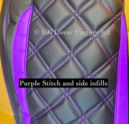Van Seat Covers For VW ID Buzz Made with Logo 11A33VW Purple