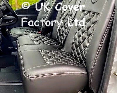 Van Seat Covers For VW ID Buzz Made with Logo 11A5VW Black