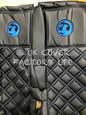 Van Seat Covers For Vauxhall Vivaro Made with Logo 114VX© Blue